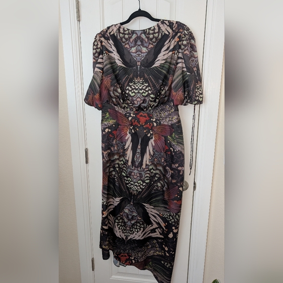 All Saints Gene Butterfly Print Dress 12 - Picture 8 of 8